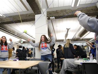 Highlands High students show great team work