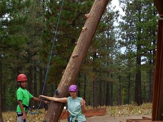 Getting ready to climb the tower