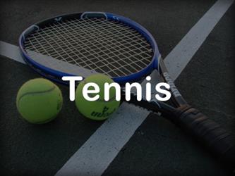 Tennis - a tennis racket and balls on the ground