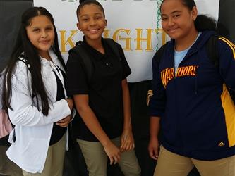 Smythe 7-8 students photo booth