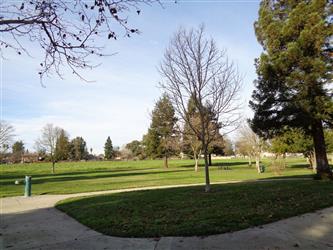 The Harmon Johnson Property owned by Twin Rivers - a grassy park