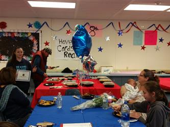 Rio Tierra Student of the Month celebrations with family & staff
