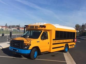 Trans Tech EV Bus close up