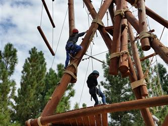 Climbing the tower